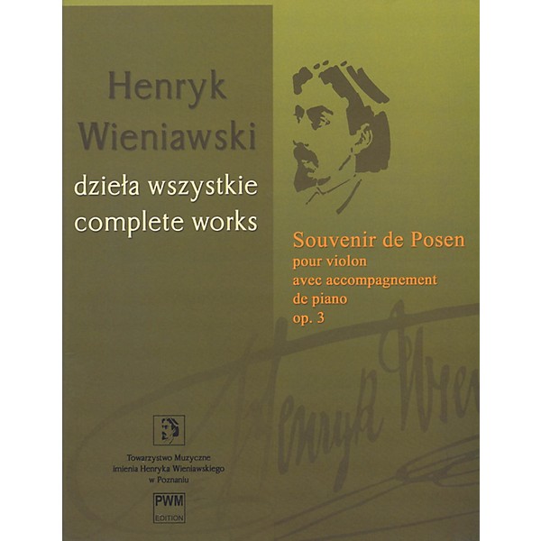 PWM Souvenir de Posen Op. 3 PWM Series Softcover Composed by Henryk Wieniawski