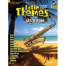 Schott Latin Themes for Tenor Saxophone Instrumental Play-Along Series Book with CD