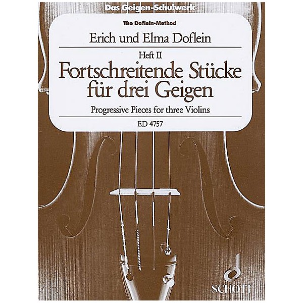 Schott Progressive Studies and Pieces (Volume 2) Schott Series Composed by Elma Doflein