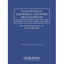 Lauren Keiser Music Publishing Saxophone High Tones - German Edition LKM Music Series