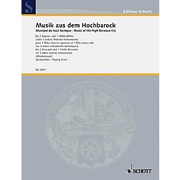 Schott Music of the High Baroque Era (Performance Score) Schott Series by Various