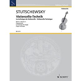 Schott Cello Method - Volume 1 Finger Technique Schott Series