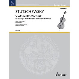 Schott Cello Method - Volume 1 Finger Technique Schott Series