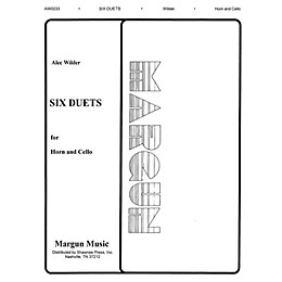 Margun Music 6 Duets for Horn and Cello Shawnee Press Series