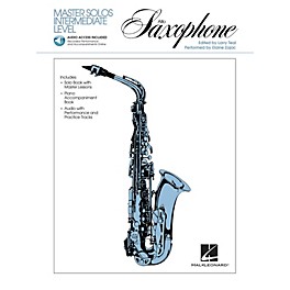 Hal Leonard Master Solos Intermediate Level - Alto Sax (Book/Online Audio) Master Solos Series Book Audio Online