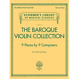 G. Schirmer The Baroque Violin Collection - 9 Pieces by 9 Composers String Solo Series Softcover