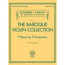 G. Schirmer The Baroque Violin Collection - 9 Pieces by 9 Composers String Solo Series Softcover