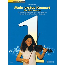 Schott My First Concert - 22 Easy Concert Pieces from 5 Centuries String Solo Series Softcover