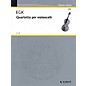 Schott Quartet for Violoncellos Schott Series Composed by Werner Egk thumbnail