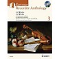 Schott Baroque Recorder Anthology - Volume 3 Schott Softcover with CD  by Various Edited by Gudrun Heyens thumbnail