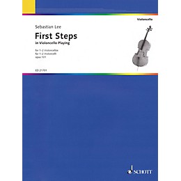 Schott First Steps in Violoncello Playing, Op. 101 (For 1-2 Violoncellos) String Series Softcover