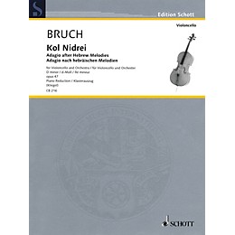 Hal Leonard Kol Nidrei: Adagio After Hebrew Melodies Cello/piano Reduction, D-min, Op. 47 String Series Softcover