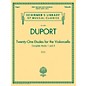 G. Schirmer Duport - 21 Etudes for the Violoncello, Complete Books 1 & 2 String Method Series Softcover thumbnail