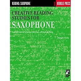 Berklee Press Creative Reading Studies for Saxophone Woodwind Method Series