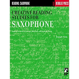 Berklee Press Creative Reading Studies for Saxophone Woodwind Method Series