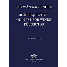 Editio Musica Budapest Wind Quintet No. 1 EMB Series by Endre Szervánszky