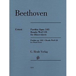 G. Henle Verlag Parthia Op. 103 - Rondo WoO 25 Henle Music Folios Series Softcover  by Ludwig van Beethoven