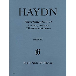 G. Henle Verlag Divertimento D Major Hob II:8 Henle Music Folios Series Softcover  by Joseph Haydn