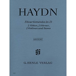 G. Henle Verlag Divertimento D Major Hob II:8 Henle Music Folios Series Softcover  by Joseph Haydn