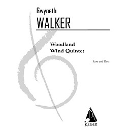 Lauren Keiser Music Publishing Woodland Wind Quintet (Woodwind Quintet) LKM Music Series by Gwyneth Walker