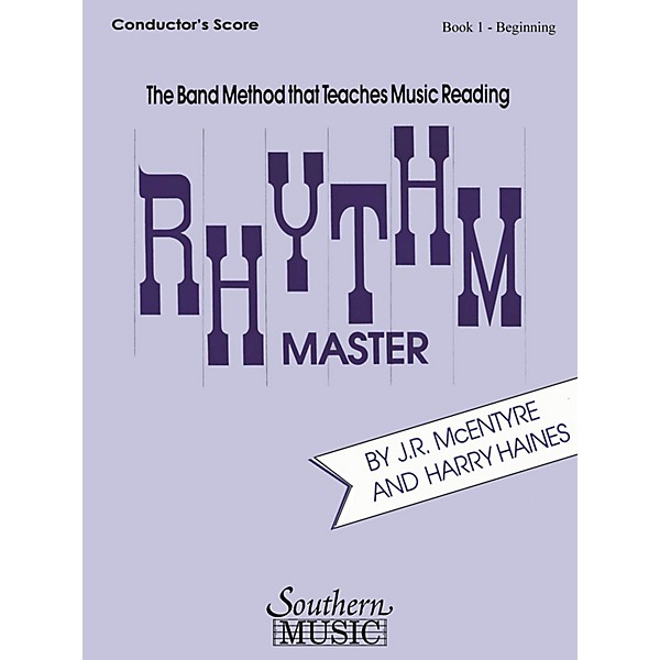Southern Rhythm Master - Book 1 (Beginner) (Bassoon) Southern Music Series by Harry Haines