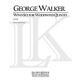 Lauren Keiser Music Publishing Wind Set for Woodwind Quintet (Woodwind Quintet) LKM Music Series by George Walker