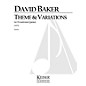 Lauren Keiser Music Publishing Theme and Variations for Woodwind Quintet LKM Music Series by David Baker thumbnail