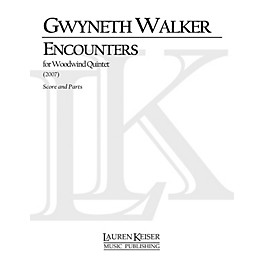 Lauren Keiser Music Publishing Encounters (for Woodwind Quintet) LKM Music Series by Gwyneth Walker