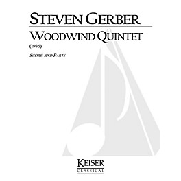 Lauren Keiser Music Publishing Woodwind Quintet LKM Music Series by Steven Gerber