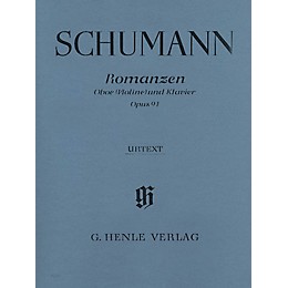G. Henle Verlag Romances, Op 94 (for Oboe & Piano) Henle Music Folios Series Book