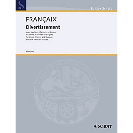 Schott Divertissement (Score) Schott Series by Jean Françaix