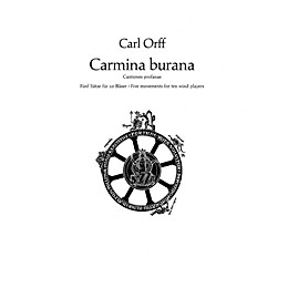 Schott Carmina Burana (Parts) Schott Series by Carl Orff Arranged by Friedrich K. Wanek