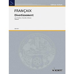 Schott Divertissement (Set of Parts) Schott Series by Jean Françaix