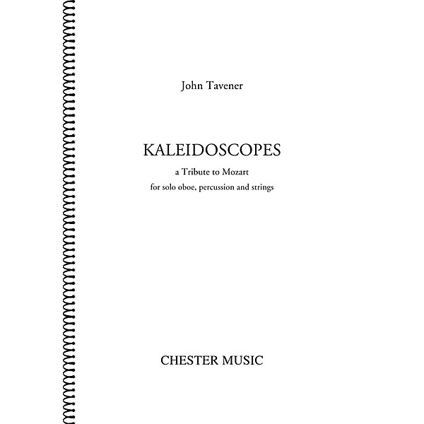 Chester Music Kaleidoscopes Music Sales America Series Book by John Tavener