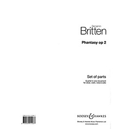 Boosey and Hawkes Phantasy Quartet, Op 2 Boosey & Hawkes Chamber Music Series by Benjamin Britten