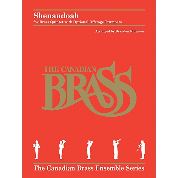 Hal Leonard Shenandoah Brass Ensemble Series by Traditional Arranged by Brandon Ridenour