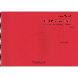 Bote & Bock Fünf Phantasiestücke Boosey & Hawkes Chamber Music Series Book by Ursula Mamlok