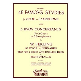 Southern 48 Famous Studies, (1st and 3rd Part) (Oboe) Southern Music Series Arranged by Albert Andraud