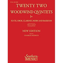 Southern 22 Woodwind Quintets - New Edition (Woodwind Quintet) Southern Music Series Arranged by Albert Andraud