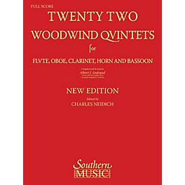 Southern 22 Woodwind Quintets - New Edition (Woodwind Quintet) Southern Music Series Arranged by Albert Andraud