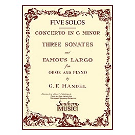 Southern Three Sonates Famous Largo (Conc G Min) Southern Music by George Frideric Handel Arranged by Albert Andraud