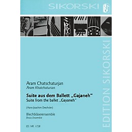 Sikorski Suite from Gayaneh (for Brass Ensemble Score) Study Score Series by Aram Khachaturian