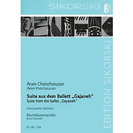 Sikorski Suite from Gayaneh (for Brass Ensemble Score) Study Score Series by Aram Khachaturian