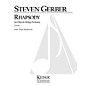 Lauren Keiser Music Publishing Rhapsody for Oboe and Strings (Oboe and Piano Reduction) LKM Music Series by Steven Gerber thumbnail