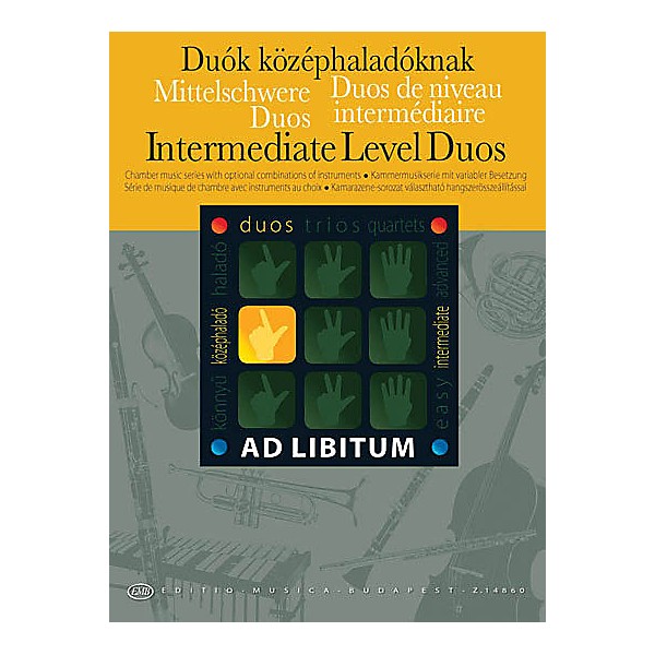 Editio Musica Budapest Intermediate Level Duos EMB Series by Various