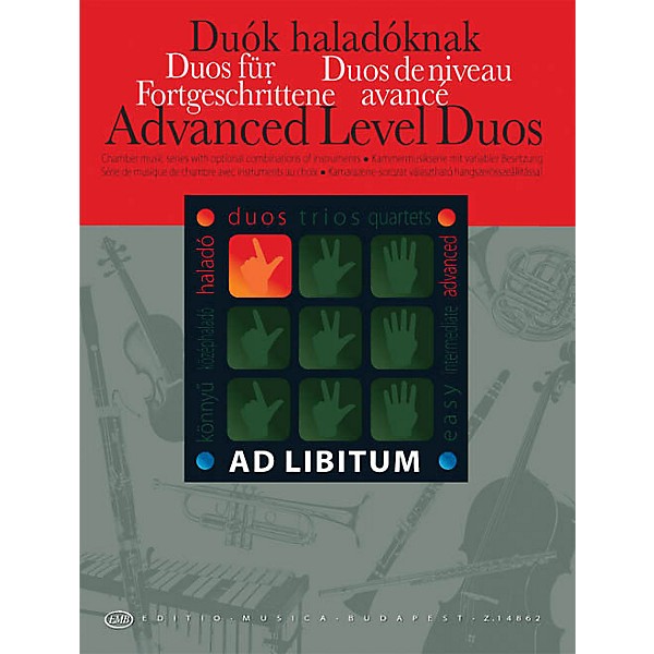 Editio Musica Budapest Advanced Level Duos EMB Series by Various
