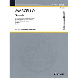 Hal Leonard Sonata For Treble Recorder And Basso Continuo Op 2 No 7 Woodwind Ensemble Series