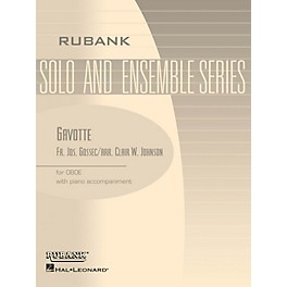 Rubank Publications Gavotte (Oboe Solo with Piano - Grade 1.5 (opt. 2.5)) Rubank Solo/Ensemble Sheet Series