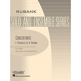 Rubank Publications Concertante (Oboe Solo with Piano - Grade 4.5) Rubank Solo/Ensemble Sheet Series