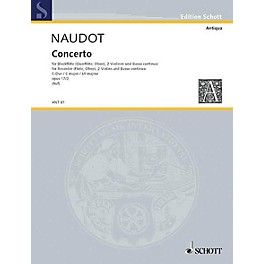 Schott Concerto D Major Op. 17, No. 2 Schott Series by Monsieur Naudot Arranged by Hugo Ruf